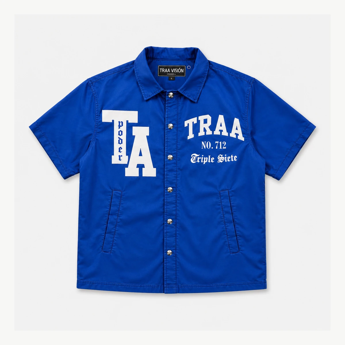 Triple Siete Shirt — Blue